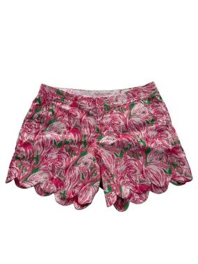 Lilly Pulitzer Buttercup Shorts Flamingo Print